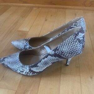 Faux Snakeskin Shoes
